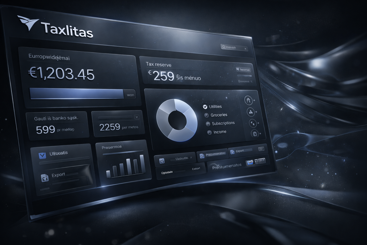 Taxlitas Dashboard